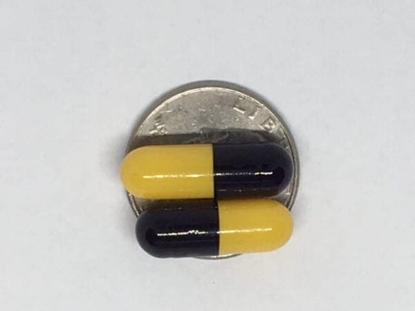 black yellow-size 0-gelcaps