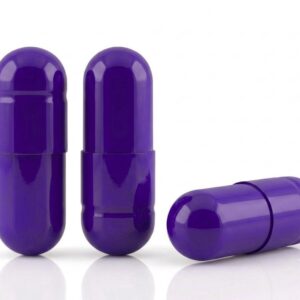 Purple Size 5 Empty Gelatin Capsules (Gelcaps)