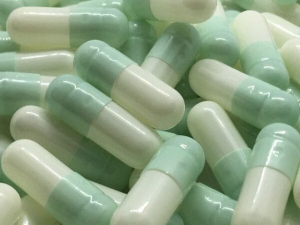 empty-gelatin-capsules-gelcaps-size 3-light-mint