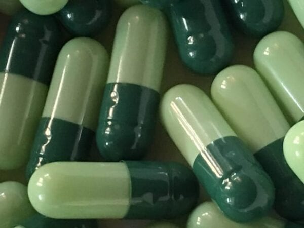 empty-gelatin-capsules-dark green-gelcaps-size 4