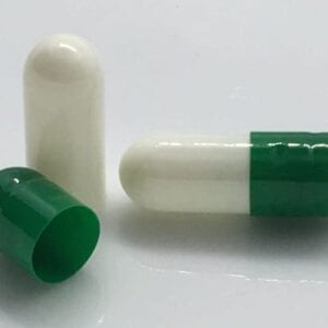empty-gelatin-capsules-gelcaps-size 4-dark green