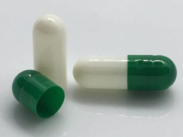 empty-gelatin-capsules-gelcaps-size 4-dark green