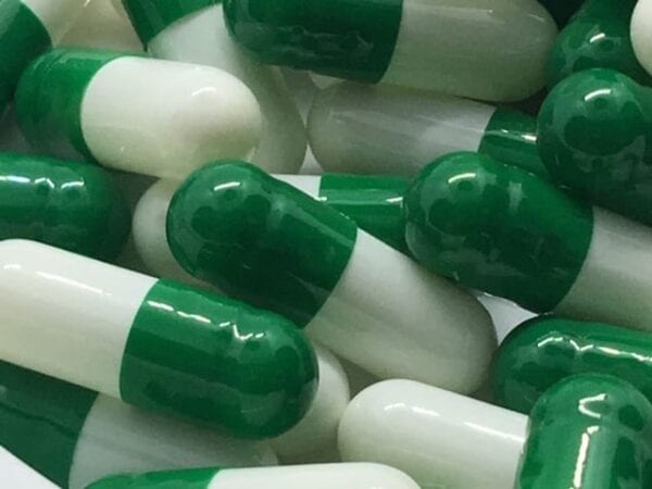 empty-gelatin-capsules-size 4-dark green-gelcaps
