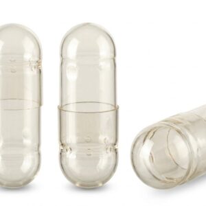 Clear Size 0 Empty Gelatin Capsules (Gelcaps)