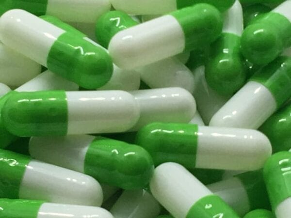 empty-gelatin-capsules-gelcaps-grass green-size 4