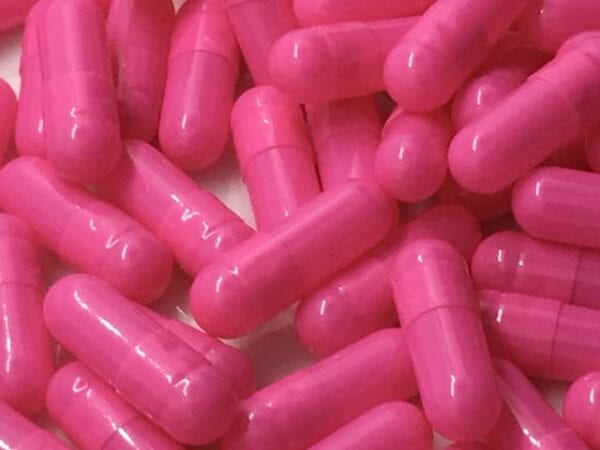 empty-gelatin-capsules-gelcaps-hot pink-size 4