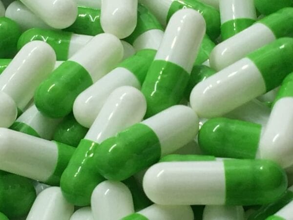 empty-gelatin-capsules-gelcaps-size 4-grass green