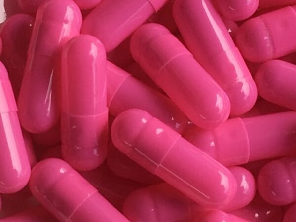 empty-gelatin-capsules-gelcaps-size 4-hot pink