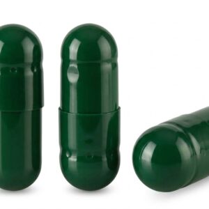Green Size 4 Empty Gelatin Capsules (Gelcaps)