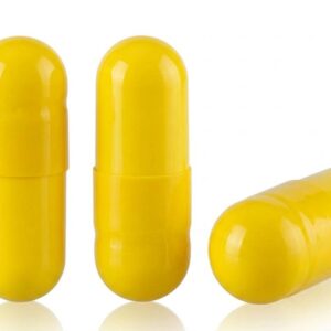Yellow Size 4 Empty Gelatin Capsules (Gelcaps)