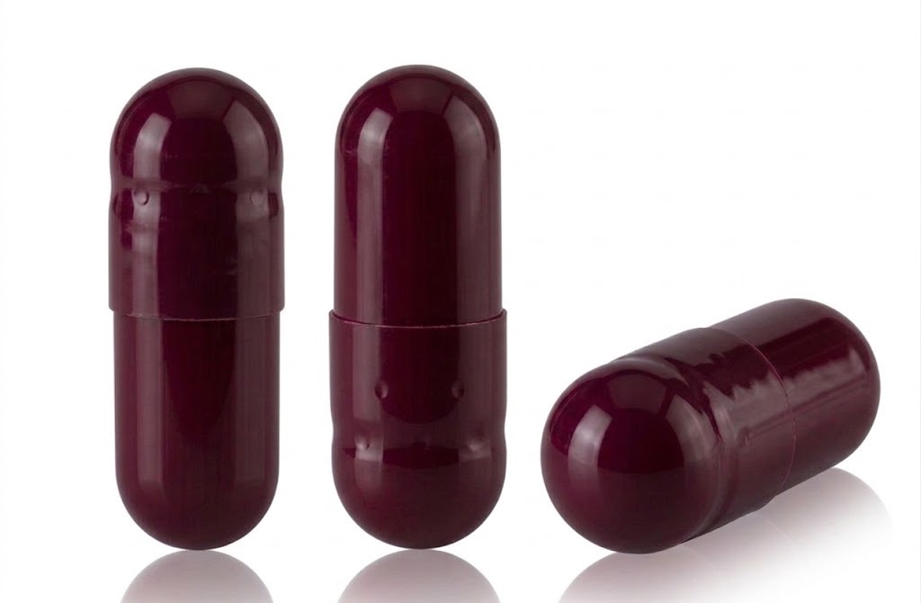 Purple Size 4 Empty Gelatin Capsules (Gelcaps)