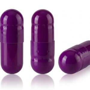 Purple Size 3 Empty Gelatin Capsules (Gelcaps)