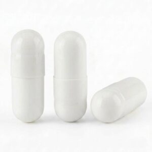 White Size 5 Empty Gelatin Capsules (Gelcaps)